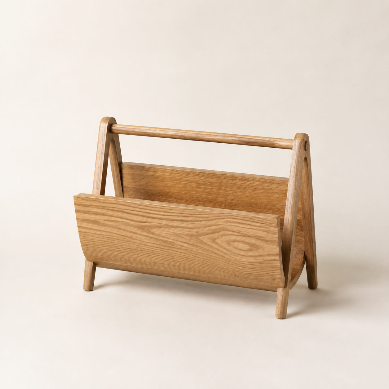Oak Magazine Rack